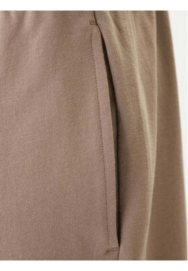 EA7 Emporio Armani Szorty sportowe 8NPS65 PJVRZ U6167 Beżowy Regular Fit. Kolor: beżowy. Materiał: bawełna. Styl: sportowy