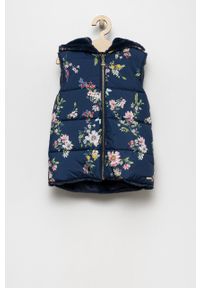 Guess bezrękawnik dwustronny dziecięcy kolor granatowy. Okazja: na co dzień. Typ kołnierza: kaptur. Kolor: niebieski. Długość rękawa: bez rękawów. Styl: casual #1
