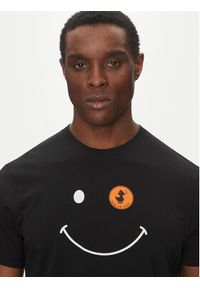 Save The Duck T-Shirt DT1197M BESY20 Czarny Regular Fit. Kolor: czarny. Materiał: bawełna