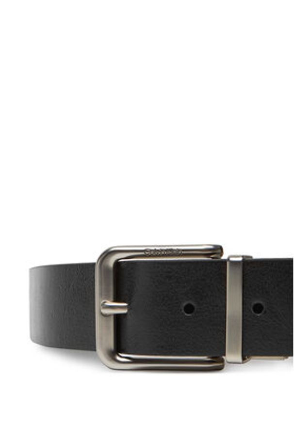 Calvin Klein Jeans Pasek Męski Casual Pin Buckle 35Mm Adj/Rev LV04G7024G Czarny. Kolor: czarny. Materiał: skóra. Styl: casual