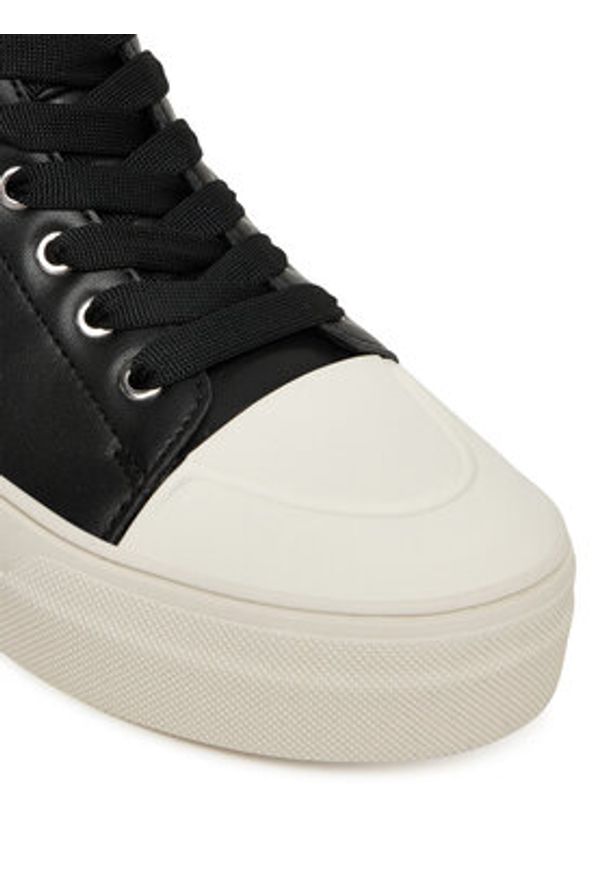 DKNY Trampki Yaser-K3500746 Czarny. Kolor: czarny. Materiał: skóra