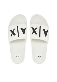 Armani Exchange Klapki XUP001 XV820 K488 Biały. Kolor: biały. Materiał: materiał #4