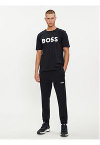 BOSS - Boss T-Shirt 50512866 Granatowy Regular Fit. Kolor: niebieski. Materiał: bawełna