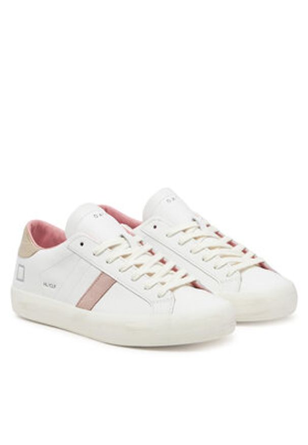 D.A.T.E. Sneakersy W421-HL-CA Biały. Kolor: biały. Materiał: skóra