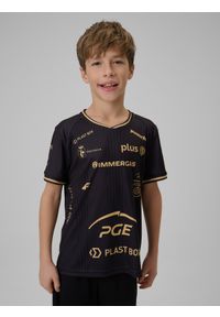 4f - 4F Koszulka meczowa replika wyjazdowa z sezonu 2025/26 dziecięca 4F x Projekt Warszawa - czarna 122/128 (6-8 lat). Kolor: czarny. Materiał: dzianina, materiał. Długość: długie. Wzór: nadruk. Sezon: lato. Styl: młodzieżowy #1