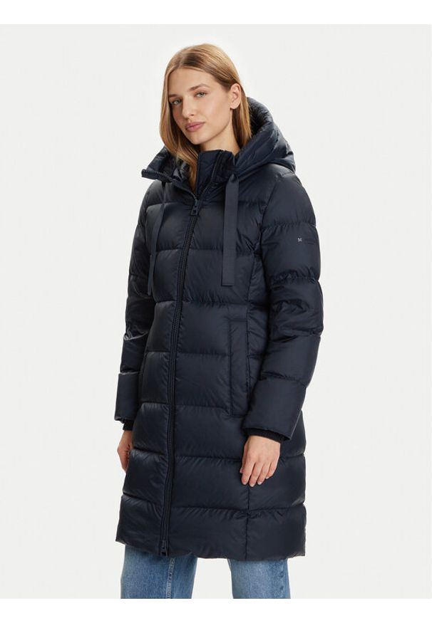 Marc O'Polo Kurtka puchowa 509 0329 71095 Niebieski Regular Fit. Typ kołnierza: polo. Kolor: niebieski. Materiał: syntetyk