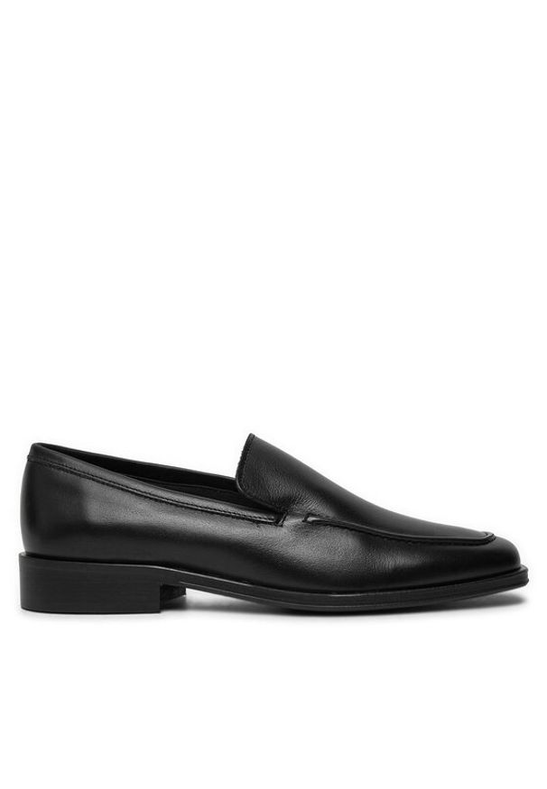 Calvin Klein Lordsy Flat Loafer HW0HW02432 Czarny. Kolor: czarny. Materiał: skóra