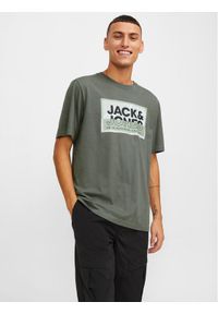 Jack & Jones - Jack&Jones T-Shirt Logan 12253442 Zielony Standard Fit. Kolor: zielony. Materiał: bawełna #1