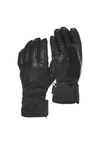 Rękawice turystyczne skórzane Black Diamond Tour Gloves pięciopalczaste. Kolor: czarny. Materiał: skóra. Sport: turystyka piesza