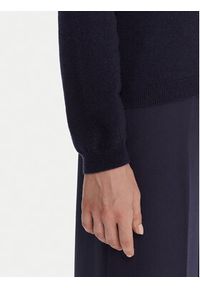 United Colors of Benetton - United Colors Of Benetton Kardigan 1002D501U Granatowy Regular Fit. Kolor: niebieski. Materiał: wełna #3