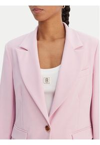 Fracomina Marynarka FR26SJ1001W42901 Różowy Regular Fit. Kolor: różowy. Materiał: syntetyk #3