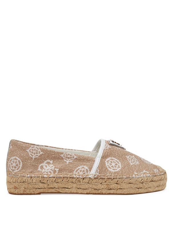 Guess Espadryle FLJDNN FAL14 Beżowy. Kolor: beżowy. Materiał: materiał