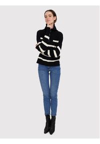 Vero Moda Sweter Saba 10269246 Czarny Regular Fit. Kolor: czarny. Materiał: wiskoza