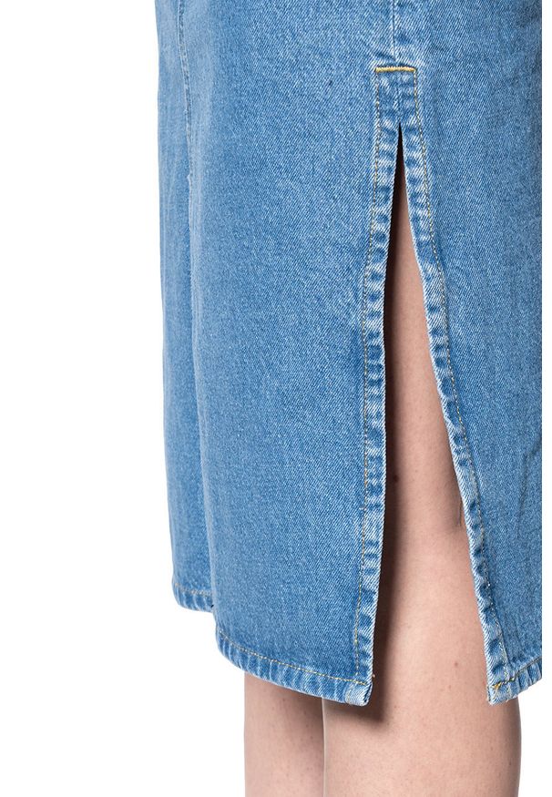 Lee - LEE THELMA SKIRT DAMSKA SPÓDNICA JEANSOWA CLEAN CALLIE L38EGAZE 112108145. Materiał: jeans