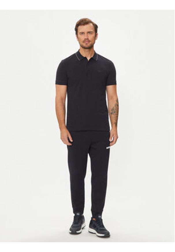 BOSS - Boss Polo Paule 4 50506195 Granatowy Slim Fit. Typ kołnierza: polo. Kolor: niebieski. Materiał: bawełna