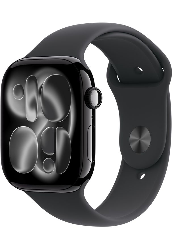 APPLE - Apple Watch Series 11 OLED 46 mm Cyfrowy 416 x 496 px Ekran dotykowy Czarny Wi-Fi GPS. Rodzaj zegarka: cyfrowe. Kolor: czarny