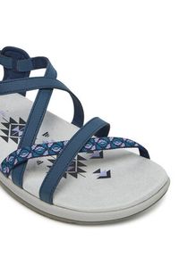 skechers - Skechers Sandały 40955 NVY Granatowy. Kolor: niebieski. Materiał: skóra
