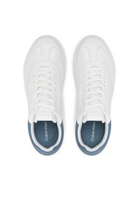 Calvin Klein Sneakersy Low Top Lace Up Lth HM0HM01790 Biały. Kolor: biały. Materiał: skóra #4