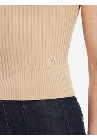 Guess Sweter W5YR04 Z0040 Beżowy Regular Fit. Kolor: beżowy. Materiał: syntetyk