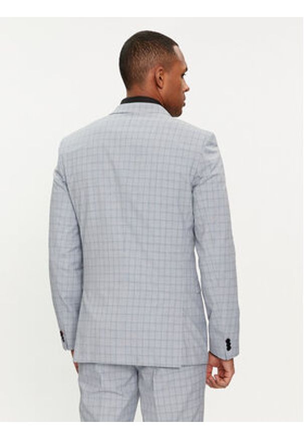 Hugo Garnitur Arti/Hesten 50513538 Szary Extra Slim Fit. Kolor: szary. Materiał: syntetyk