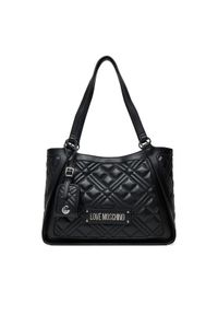 Love Moschino - LOVE MOSCHINO Torebka JC4206PP0MLA000 Czarny. Kolor: czarny. Materiał: skórzane