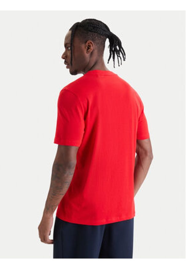 Hugo - HUGO T-Shirt Dero222 50466158 Czerwony Regular Fit. Kolor: czerwony. Materiał: bawełna