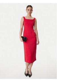 Marella Sukienka koktajlowa Perle 2613221063 Czerwony Slim Fit. Kolor: czerwony. Materiał: syntetyk. Styl: wizytowy #3