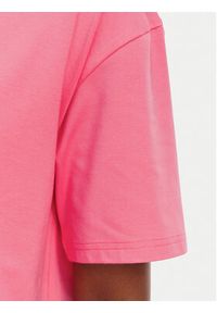 Hugo - HUGO T-Shirt Signature 50556807 Różowy Regular Fit. Kolor: różowy. Materiał: bawełna #3