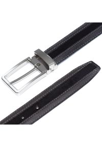 Mustang - MUSTANG PASEK SKÓRZANY 35mm SOPO-MUS079. Materiał: skóra. Wzór: paski. Styl: klasyczny #3