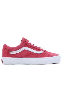 Buty Vans Pig Suede Old Skool VN0007NTZLD1 - czerwone. Okazja: na co dzień. Kolor: czerwony. Materiał: zamsz, guma. Szerokość cholewki: normalna. Model: Vans Old Skool