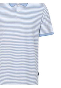 Bugatti Polo 8150-75092C Biały Regular Fit. Typ kołnierza: polo. Kolor: biały. Materiał: bawełna #3