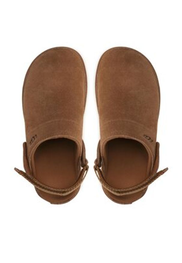 Ugg Klapki W Goldenstar Clog 1138252 Brązowy. Kolor: brązowy. Materiał: skóra