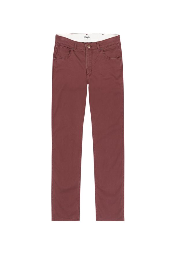 Wrangler - WRANGLER MĘSKIE SPODNIE MATERIAŁOWE GREENSBORO DAHLIA 112341468 W15Q016299. Materiał: materiał