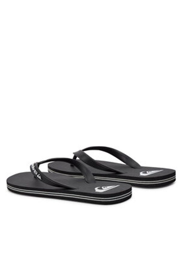 Quiksilver Japonki AQYL101325 Czarny. Kolor: czarny