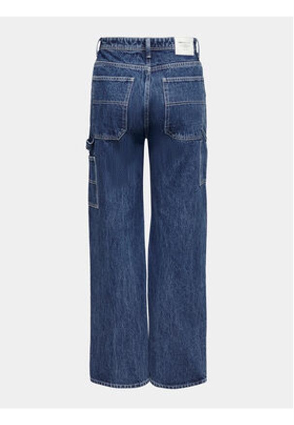 only - ONLY Jeansy 15271792 Niebieski Straight Fit. Kolor: niebieski