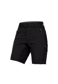 ENDURA - Spodenki rowerowe damskie Endura Hummvee Short. Kolor: czarny. Sport: kolarstwo