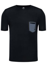 New Balance T-Shirt MT03173 Czarny Regular Fit. Kolor: czarny. Materiał: syntetyk