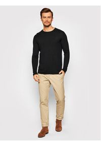Selected Homme Sweter Rome 16079774 Czarny Regular Fit. Kolor: czarny. Materiał: bawełna #3