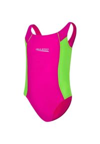 Aqua Speed - Strój jednoczęściowy pływacki dla dzieci LUNA. Kolor: różowy
