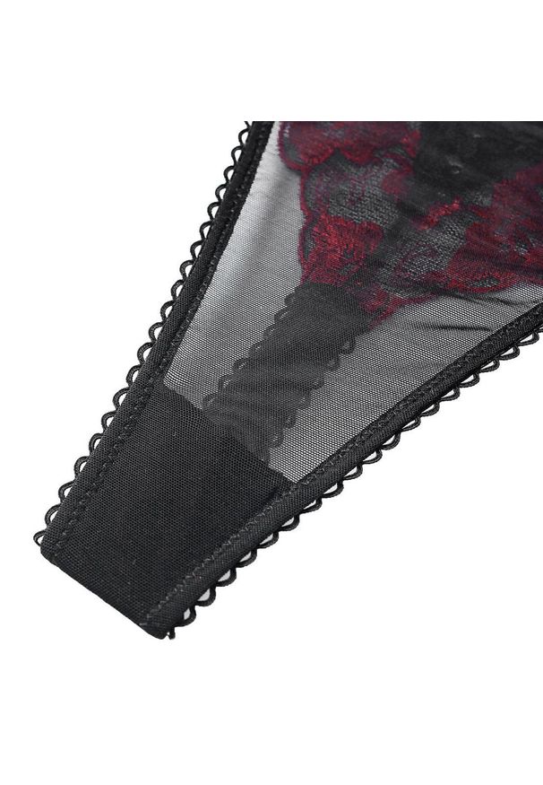 Intica - Stringi koronkowe biodrówki elegancka bielizna z delikatną koronką Paolina. Kolor: wielokolorowy. Materiał: koronka. Długość: długie. Wzór: koronka