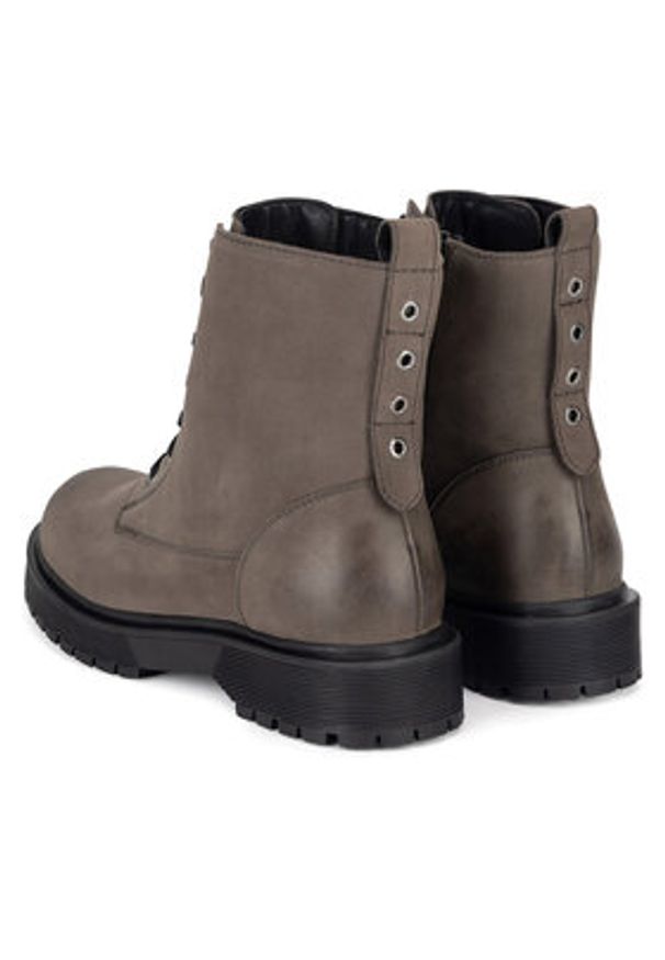 Lasocki Trzewiki WI23-STYX-10 Szary. Kolor: szary. Materiał: nubuk, skóra