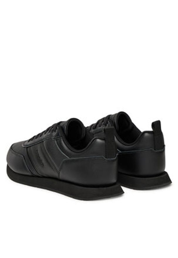 Calvin Klein Sneakersy Low Prof Runn Laceup Tape HM0HM01897 Czarny. Kolor: czarny. Materiał: skóra