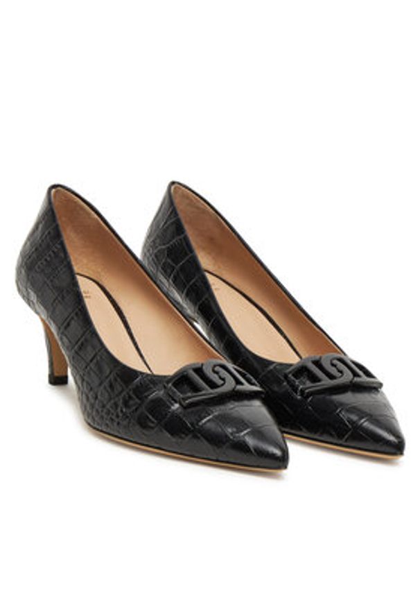 Aigner Czółenka Madonna 8B 1251265 Czarny. Kolor: czarny. Materiał: skóra. Obcas: na szpilce