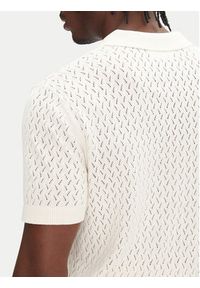 Selected Homme Sweter 16097572 Beżowy Regular Fit. Kolor: beżowy. Materiał: bawełna