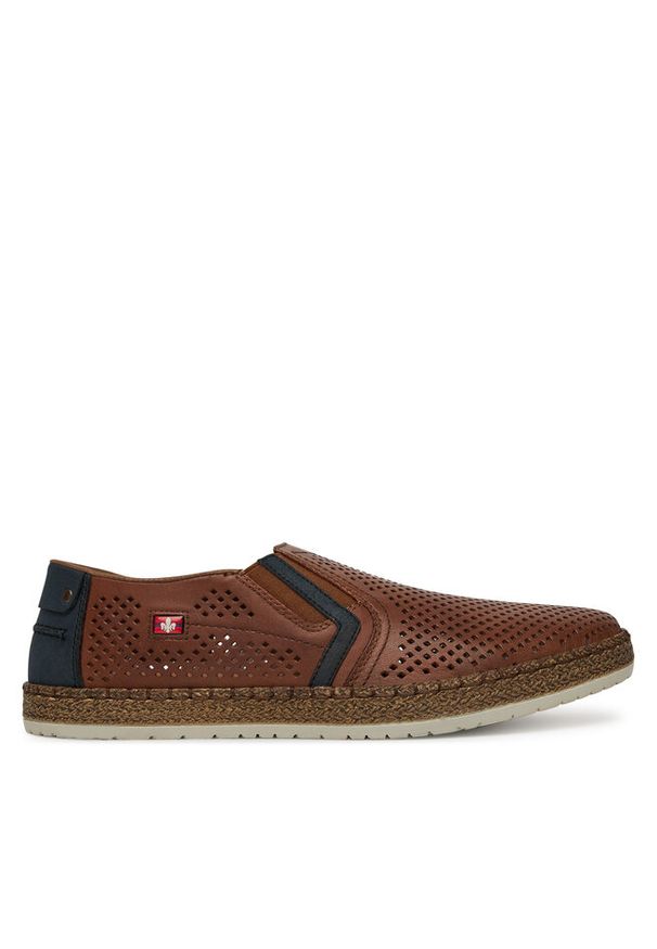 Półbuty Rieker. Kolor: brązowy