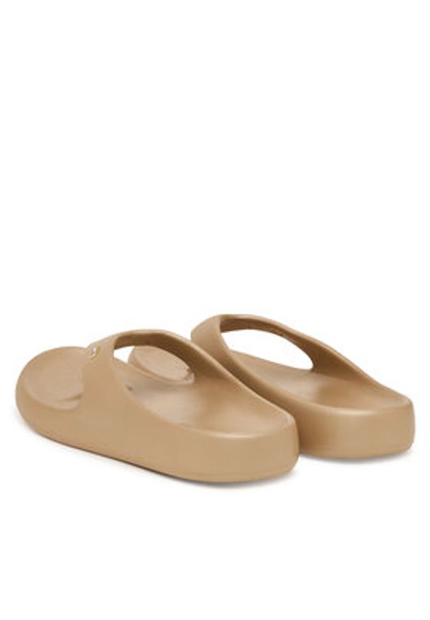 TOMMY HILFIGER - Tommy Hilfiger Japonki Pearlized FW0FW09201 Beżowy. Kolor: beżowy. Materiał: syntetyk