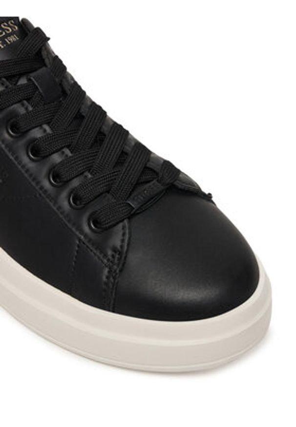 Guess Sneakersy FLPE11 LEA12 Czarny. Kolor: czarny. Materiał: syntetyk, skóra