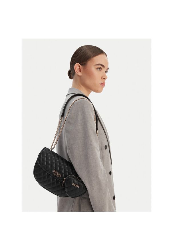 Torebka Guess. Kolor: czarny