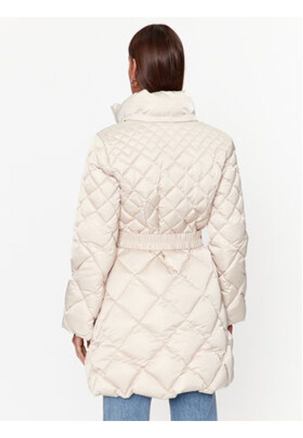 Guess Płaszcz zimowy W3BL36 WEX52 Beżowy Regular Fit. Kolor: beżowy. Materiał: syntetyk. Sezon: zima