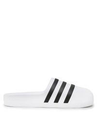 Adidas - adidas Klapki adifom adilette HQ7219 Biały. Kolor: biały. Materiał: syntetyk #1